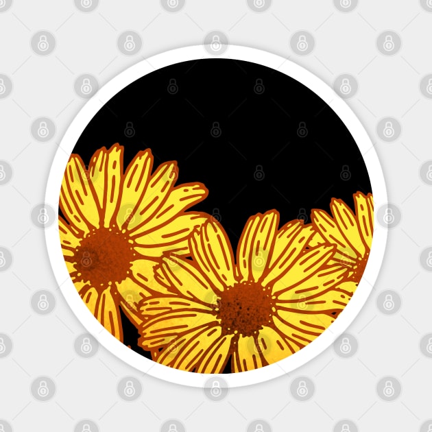 Pocket Full of Daisies (Color) Magnet by Sunny Saturated